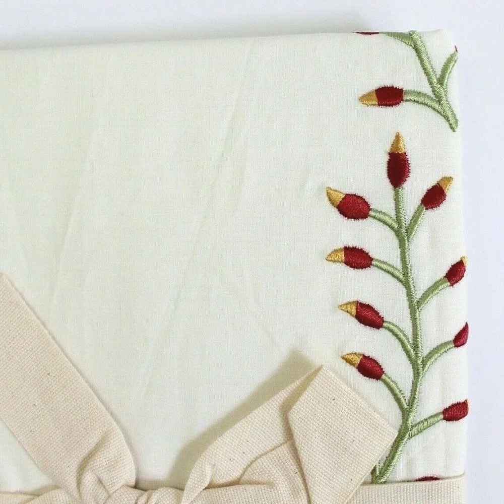 Pier 1 Imports One Floral Embroidered Euro Sham